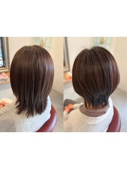 年齢を重ねた髪に特化した上質ケアで美しく健やかな髪へ＊一人ひとりに時間をかけて丁寧に寄り添います。