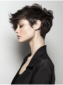 ☆オリーブグレーココアベージュ小顔クラゲヘアー/黒髪/髪質改善
