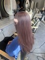 アグ ヘアー デューン 光の森店(Agu hair dune)&nbsp;ハイトーン＋顔まわりレイヤー！相性抜群でとっても可愛い！