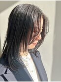 美髪レイヤーカット×小顔スタイル