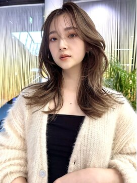 シティ(CITY) レイヤーカット 韓国風レイヤー 顔まわりカット ロングレイヤー