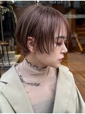 ブリーチ/イメチェン/ホワイトブロンド/外ハネボブ/美髪