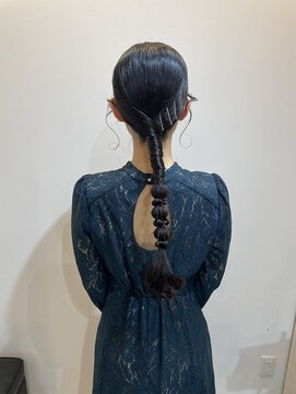 ヘアコレクション アンジュ(Hair collection Unge) 編み下ろし