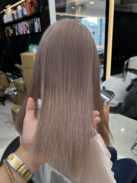 ラピス 渋谷本店(Lapis) ホワイトパールミルクティー/髪質改善/ハイトーン/ケアブリーチ