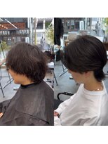 アンジェリカ 鹿児島中央タワー店(ANGELICA)&nbsp;【ANGELICA】曲がる縮毛矯正×センターパート