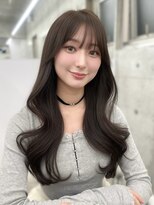 アリュウル 表参道 青山(Allure)&nbsp;韓国くびれヘア×赤み消しグレージュカラー◯伊藤