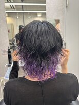 ヘアサロン ドットプラス 町田店(dot. plus)&nbsp;【山本　直幸】黒髪カタログ/クラゲヘアー/オリーブグレー/町田