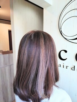 ハイライト×グレージュ