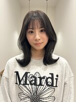 ラヴィズム 長岡店(LUVISM) 韓国/顔周りレイヤー/ダブルカラー/ベージュ/前髪新潟長岡宮関