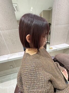 クララ ヒロシマセカンドフロア(CLALA Hiroshima 2nd floor) ミニボブ/ボブ/ボブスタイル/ショートボブ/顔周りレイヤー