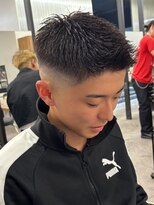 エルマーク 松山(L-MARK) スキンフェード/短髪/バーバー/アップバング/ツーブロック