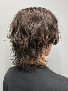 エルマーク 和歌山(L-MARK) メンズウルフ/men's/スパイラルパーマ/波巻き/ツイスパ