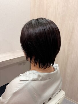 イマージュ 志免店(image) 首元キレイ魅せ＊大人可愛いナチュラルボブウルフ