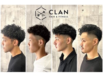 クラン(CLAN)の写真/《フィットネス×美容室》眉のお手入れはプロにお任せ下さい！[カット＋眉カット＋育毛促進スパ￥6000]