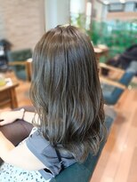 ルッカランス 王子店(Lucca Lance)&nbsp;８月　ブリーチなしでできる　オリーブブラウン　カラー