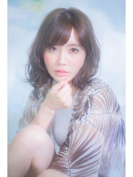 ヴァンクシー バイ ルナ(VANKCY by Luna) 【neolive plus】カジュアル ハネ グレージュ ひし形シルエット