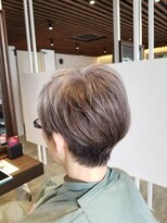 クレヨン ケース(Crayon case)&nbsp;コンパクトショートチャコールグレー50代60代ボリューム感