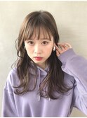 【soie YUKI】シースルーバング透明感カラー◎