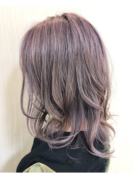 ベニ 岩沼たけくま店(BENI) ピンクアッシュ×セミディー