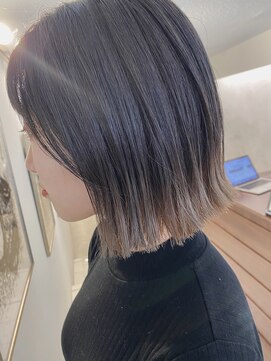 インビテーション(invitation) #裾カラー#ラベンダーグレージュ