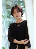 シースルーショートボブ