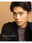 【September】アップバングメンズスタイル*