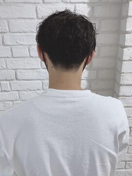 モリオフロムロンドン 松戸店(Morio from London) 【松戸 岩口】パーマ残りアップバングマッシュショート