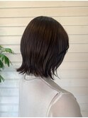 外ハネショートボブまるみシルエット大人可愛いナチュラル