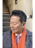 イケオジ 50代60代メンズパーマスタイル 床屋