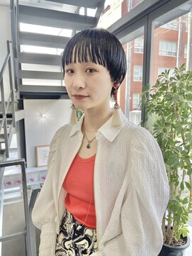 ヘアー アイス 御器所本店(HAIR ICI) 黒髪ショート