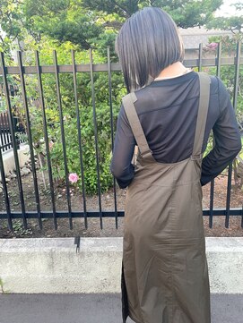 ヘアー デザイナーズ クルー ドルフィン(HAIR DESIGNERS CREW dolphin) 切りっぱなしbob+double color