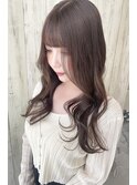 【憧れの韓国スタイル】透明感ベージュ×ラベンダー