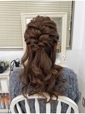 ハーフアップ