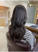 ロング×ラベンダーグレージュ×透明感
