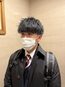 プラウド(PROUD) 田町　理容室　顔剃り　床屋　ソフトツイストスパイラルパーマ