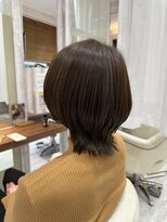 ソワン ドゥ ブレス 立花店(soin de brace) レディースウルフカット/オリーブグレー