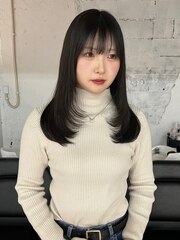 【mood】レイヤーロング/顔周り/髪質改善