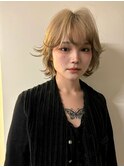 ウルフカット レイヤーカット ワンホンヘア