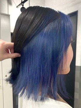 ロウル 渋谷(LOWRL) インナーカラー/ブルーカラー/ケアブリーチカラー