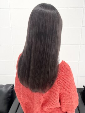 ココ 原宿(KOKO) 黒髪小顔クラゲヘアーオリーブグレーココアベージュ