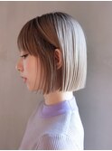 似合わせカットマロンベージュホワイトブロンド_ba499331