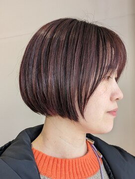 ケーオーエスビューティー(K O S beauty) ピンクのふんわりボブ！