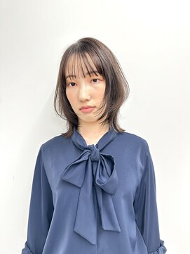 エアー 横浜(AIR) 【寺本】小顔フェイスレイヤー/ミディアムヘア
