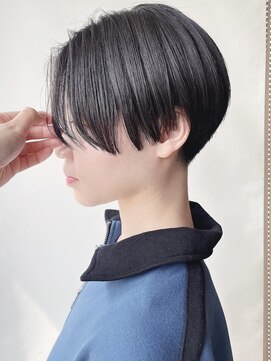 モリオフロムロンドン 原宿本店(morio from London) 【morio 原宿】刈り上げマッシュショート　グレージュ