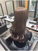ケアブリーチハイライトバレイヤージュラベンダーグレージュ