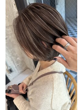 リュストル 町田(LUSTRE) 【色落ちが気にならない】極細ハイライト