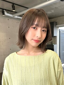 エル バイ ロンド 関(elle by Lond) [elle by lond]栗原　瑠世　外ハネ/切りっぱなし/ボブ