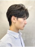 調布メンズパーマフェザーパーマシャドウパーマセンターパート