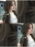 透明感オリーブグレージュ