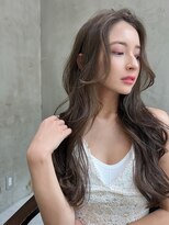 メーヴェ(Mowen) mowen 南堀江 オリーブグレージュ × 波巻きウェーブ